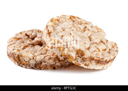 Grain crispbreads isolated on white background Stock Photo