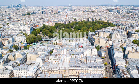 Montmartre Cemetery or Cimetière de Montmartre, Paris, France Stock Photo