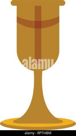 Isolated chalice icon Stock Vector