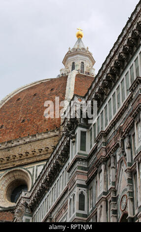 huge dome of the Cathedral designed by architect Brunelleschi and the ...