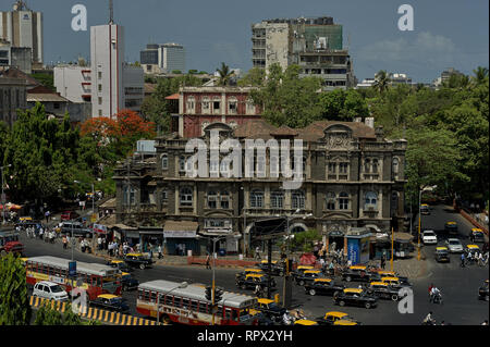 02-06-2008-vintage Capitol cinema house, from UNESCO world heritage CST building-mumbai, Maharashtra, india, Asia Stock Photo