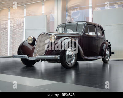 ARESE, ITALY-FEBRUARY 13, 2019: 1935 6C 2300 B Corto in the Alfa Romeo Museum (Museo Storico Alfa Romeo) Stock Photo