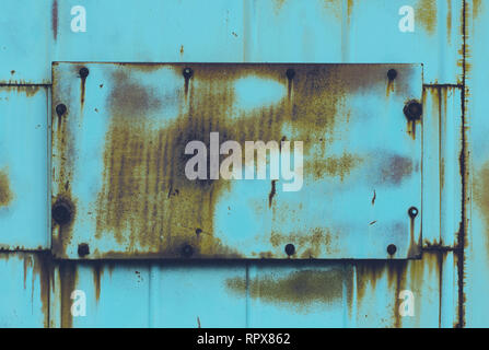Background old dirty, rusty grunge metal Stock Photo