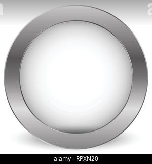 Shaded empty circle with transparent inner part Stock Vector