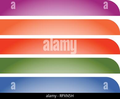 Horizontal button, banner backgrounds. Set of banners, buttons Stock Vector