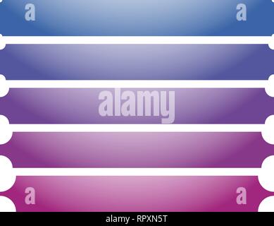 Horizontal button, banner backgrounds. Set of banners, buttons Stock Vector