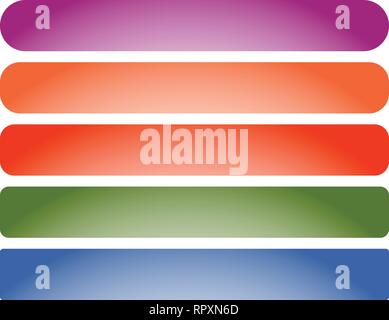 Horizontal button, banner backgrounds. Set of banners, buttons Stock Vector