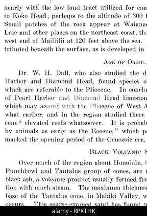 . Natural history of Hawaii, being an account of the Hawaiian people, the geology and geography of the islands, and the native and introduced plants and animals of the group. Natural history; Ethnology. . Please note that these images are extracted from scanned page images that may have been digitally enhanced for readability - coloration and appearance of these illustrations may not perfectly resemble the original work.. Bryan, William Alanson, 1875-1942. Honolulu, Hawaii [Printed for the author by] the Hawaiian gazette co. , ltd. Stock Photo