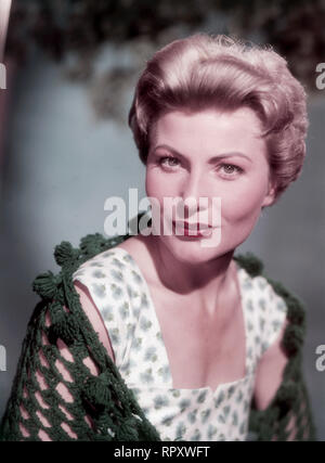 Die deutsche Schauspielerin Winnie Markus, 1959/1960. German actress Winnie Markus, 1959/1960 Stock Photo