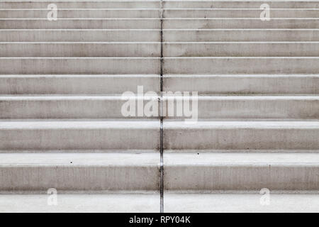 Stone stairs form geometric pattern Stock Photo