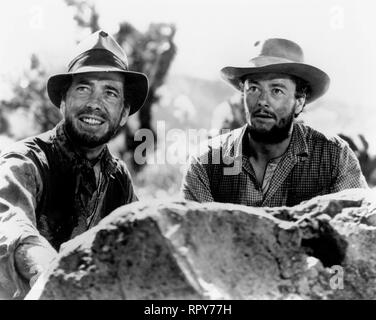 BOGART,HOLT, THE TREASURE OF THE SIERRA MADRE, 1948 Stock Photo