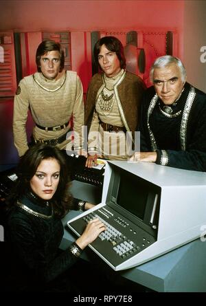 JENSEN,BENEDICT,HATCH,GREENE, BATTLESTAR GALACTICA, 1978 Stock Photo