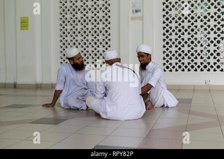 Bangladeshi Muslim Man At The Melaka Straits Mosque, Masjid Selat, The 