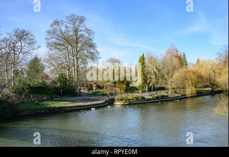 Raymill Island near Boulter's Lock in Maidenhead Stock Photo