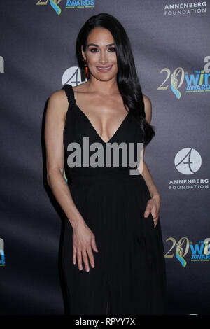 Beverley Hills, California, USA. 22nd february, 2019. Nikki Bella 02/22/2019 The 20th Annual Women's Image Awards held at the Montage Beverly Hills at Beverly Hills, CA Photo by Shoko Aoki/HollywoodNewsWire.co Credit: Hollywood News Wire Inc./Alamy Live News Stock Photo