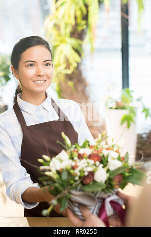 Flowers for client Stock Photo