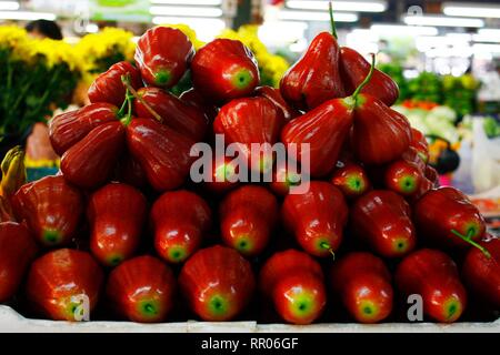 bunch of rose-apple or bell apple Stock Photo