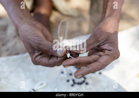 HUGE Strand of Old Ostrich Shell Beads from Togo – Ade's Alake Gallery