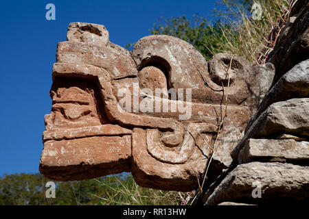 Tonina a Mayan archaeological site near Ocosingo, Chiapas, Mexico. Stock Photo