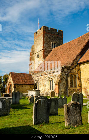 St Peters Church, Fen Pond Road, Ightham, Kent Stock Photo