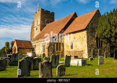 St Peters Church, Fen Pond Road, Ightham, Kent Stock Photo