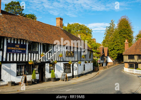 The George and Dragon Public House, The Street, Ightham, Kent Stock Photo