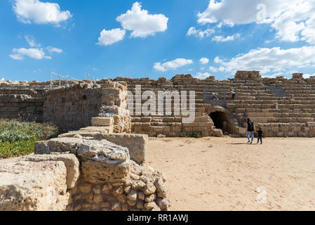 Caesarea National Park in Central Israel Stock Photo