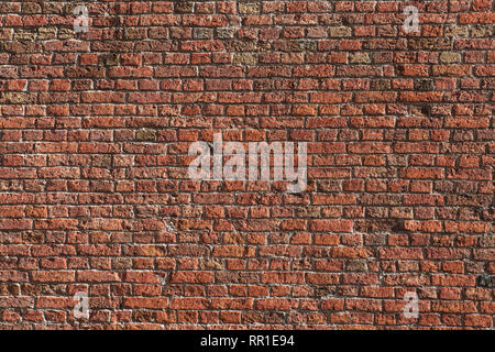Rustic red brick wall Stock Photo
