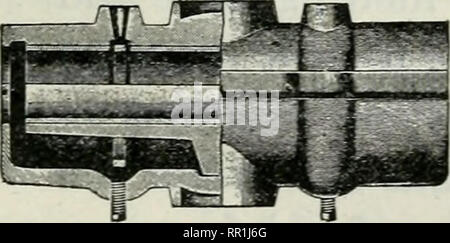 . Agricultural engineering; a text book for students of secondary schools of agriculture, colleges offering a general course in the subject and the general reader. Agricultural engineering. Fig. 104. A ring oiling bearing.. Please note that these images are extracted from scanned page images that may have been digitally enhanced for readability - coloration and appearance of these illustrations may not perfectly resemble the original work.. Davidson, Jay Brownlee, 1880-1957. St. Paul, Minn. , Webb Pub. Co. Stock Photo