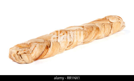 Dried melon in the form of pigtails isolated on white background Stock Photo