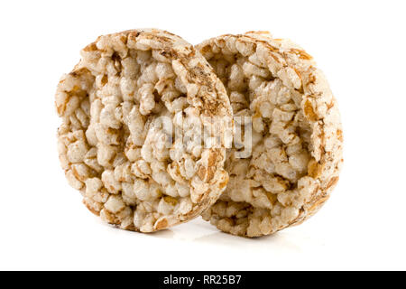 Grain crispbreads isolated on white background Stock Photo