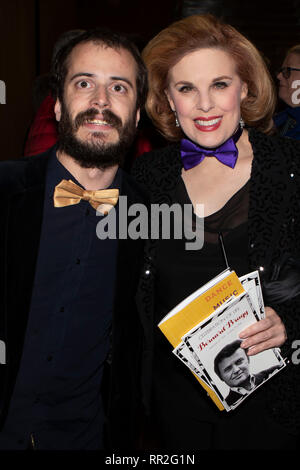 BEVERLY HILLS, LOS ANGELES, CALIFORNIA - FEBRUARY 22, 2019: Celebrity Kat Kramer was one of the Hosts at the Memorial for Celebrity Bernard Bragg at the Wallis Annenberg Center. Stock Photo