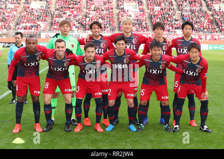 Kashima Antlers team group line-up, FEBRUARY 23, 2019 - Football