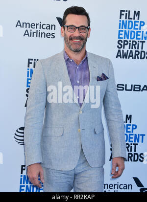 Santa Monica, California, USA. 23rd Feb, 2019. Jon Hamm 071 attends the 2019 Film Independent Spirit Awards on February 23, 2019 in Santa Monica, California. Credit: Tsuni / USA/Alamy Live News Stock Photo