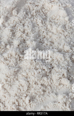 Fluffy white sand at White Sands National Monument Stock Photo