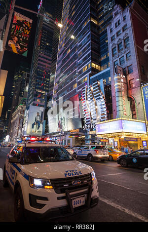 NYPD Police Car, Manhattan,New York City, United States Of America ...