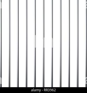 Prison grid. Metal cage. Vector illustration isolated on white background Stock Vector