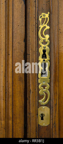 an embelishment of a door lock in Arles city of Provence France Stock Photo