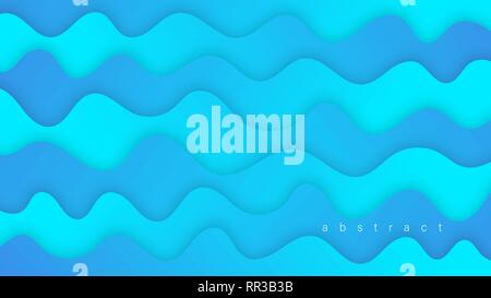 Liquid Abstract  Shape Gradients. Fluid Colorful 3D Background. Trendy Design Composition For Flyer, Banner, Magazine, Brochure, Website, Cover, Poste Stock Vector