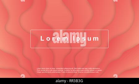 Liquid Abstract  Shape Gradients. Fluid Colorful 3D Background. Trendy Design Composition For Flyer, Banner, Magazine, Brochure, Website, Cover, Poste Stock Vector