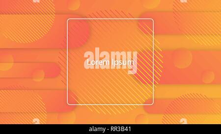 Dynamic Geometric Background Design In 3D Style. Abstract Trendy Gradient Shapes. Template For Flyer, Banner, Magazine, Brochure, Website, Cover, Post Stock Vector