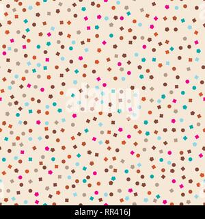Baby seamless pattern background. Vector illustration. Multicolor swaddling clothes. Stock Vector