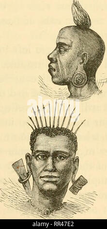 . Across Africa. Indigenous peoples -- Africa, Central; Plants -- Africa, Central; Africa, Central -- Description and travel. . Please note that these images are extracted from scanned page images that may have been digitally enhanced for readability - coloration and appearance of these illustrations may not perfectly resemble the original work.. Cameron, Verney Lovett, 1844-1894; Oliver, Daniel, 1830-1916. New York : Harper &amp; Bros. Stock Photo