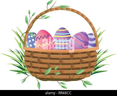 easter eggs cartoon Stock Vector Image & Art - Alamy