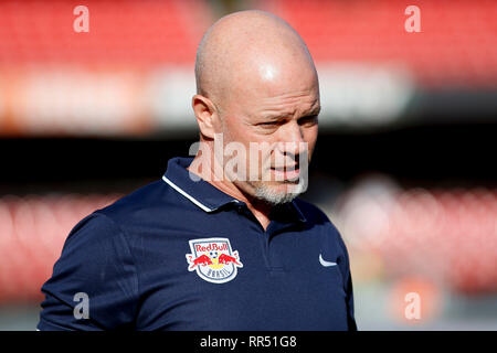 Sao Paulo, Brazil. 24th Feb 2019. Antônio Carlos Zago during the match between São Paulo FC and RB Brasil held at the Morumbi Stadium in São Paulo, SP. The match is valid for the 8th round of the 2019 Paulista Championship. (Photo: Marco Galvão/Fotoarena) Credit: Foto Arena LTDA/Alamy Live News Stock Photo