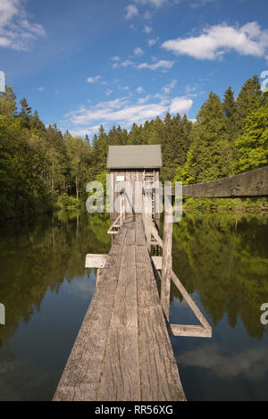 Carler Teich, ClausthalZellerfeld, Harz, Niedersachsen, Deutschland