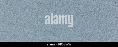 Painted wall background, blue color, rough texture, banner Stock Photo