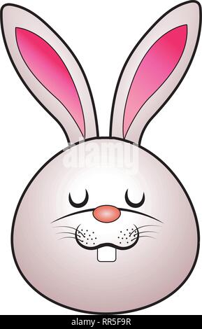 cute rabbit cartoon Stock Vector