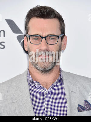 SANTA MONICA, CA - FEBRUARY 23: Jon Hamm attends the 2019 Film Independent Spirit Awards on the beach on February 23, 2019 in Santa Monica, California Stock Photo