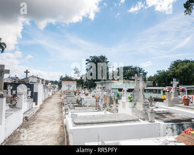 Rincon, Puerto Rico. January 2019. Parque Rafael Rivera Romero is a ...